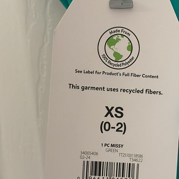 One Piece Missy Green Swimsuit - Picture 4 of 10